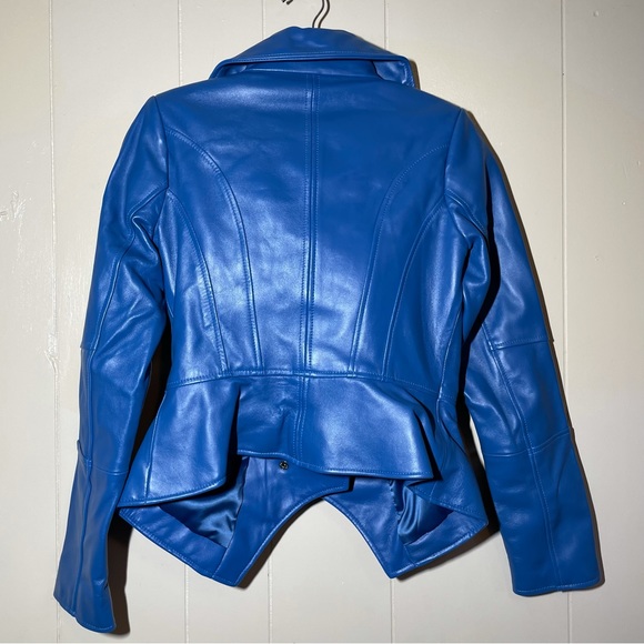 GILI QVC peplum moto jacket carter va him curves - Picture 3 of 6